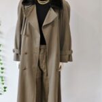 Vintage 80’s-90’s Long Wool Trench Coat